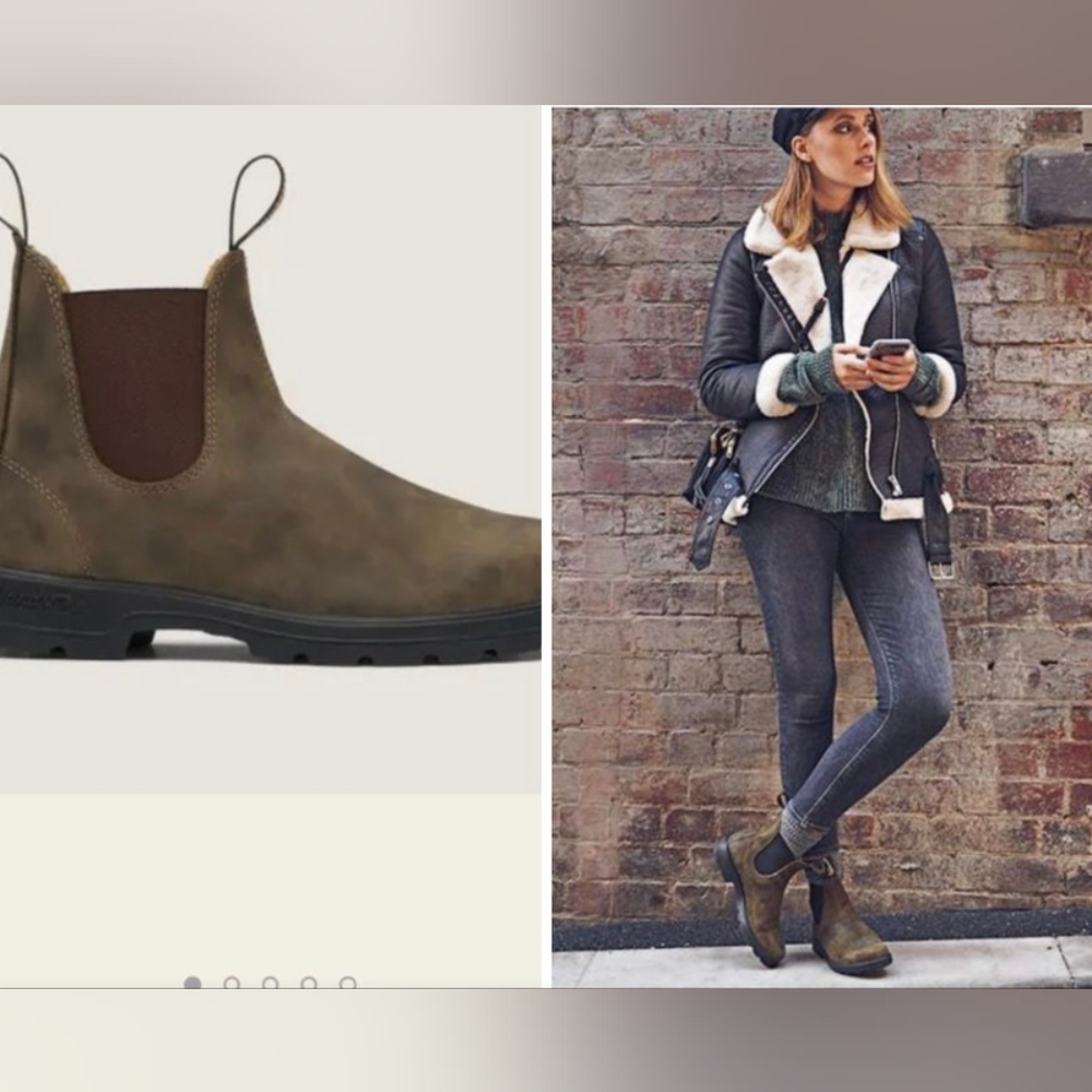 Rustic brown premium leather Chelsea boots